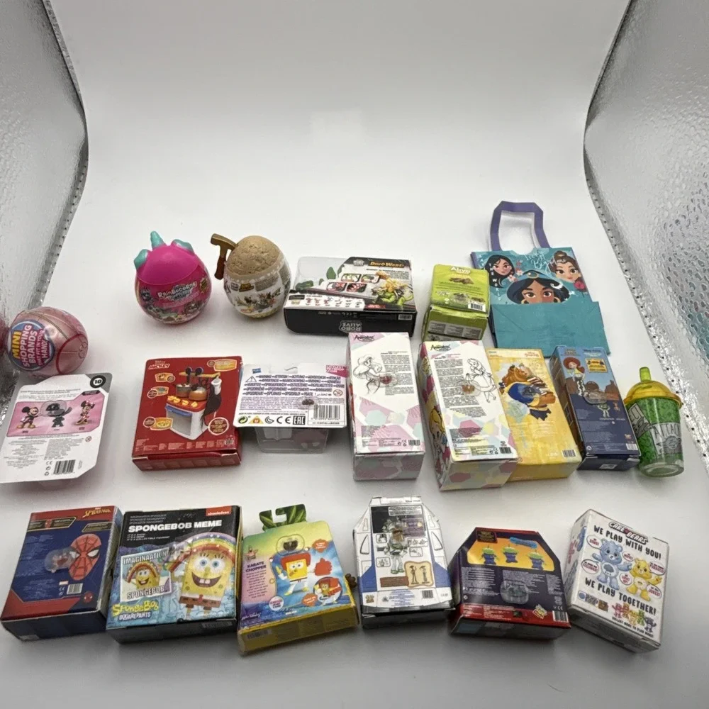 Zuru Toy Mini Brands Lot Of 20 LPS Disney Pixar 2 Gold SpongeBobs Dino‎ Alive